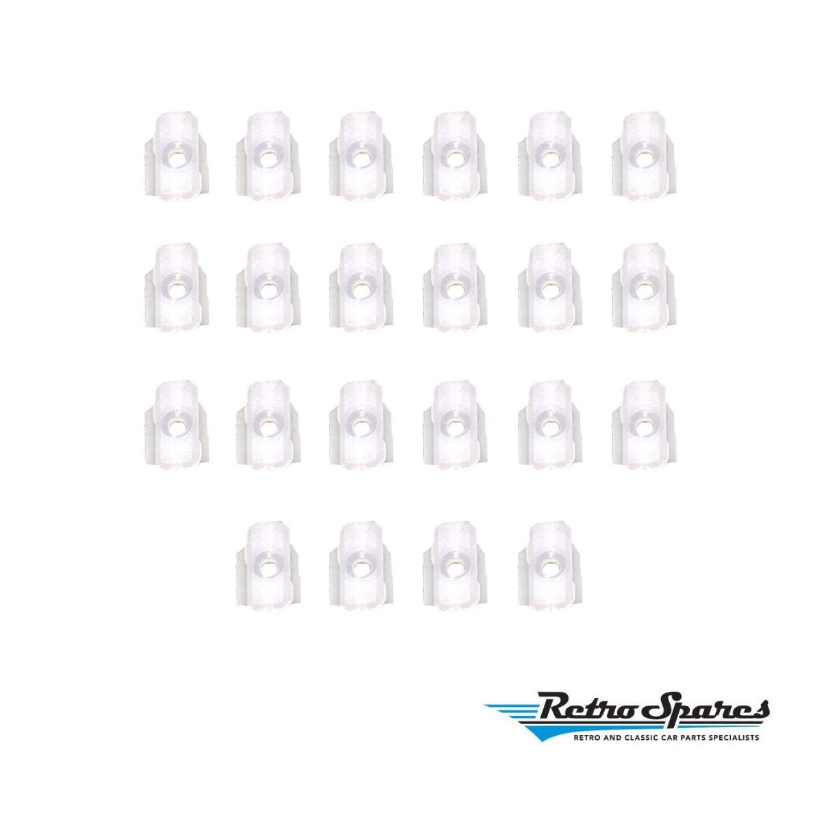 HOLDEN LC-LJ TORANA SCREW TYPE MOULDING CLIPS PACK OF 22