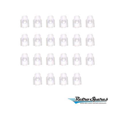 HOLDEN LC-LJ TORANA SCREW TYPE MOULDING CLIPS PACK OF 22