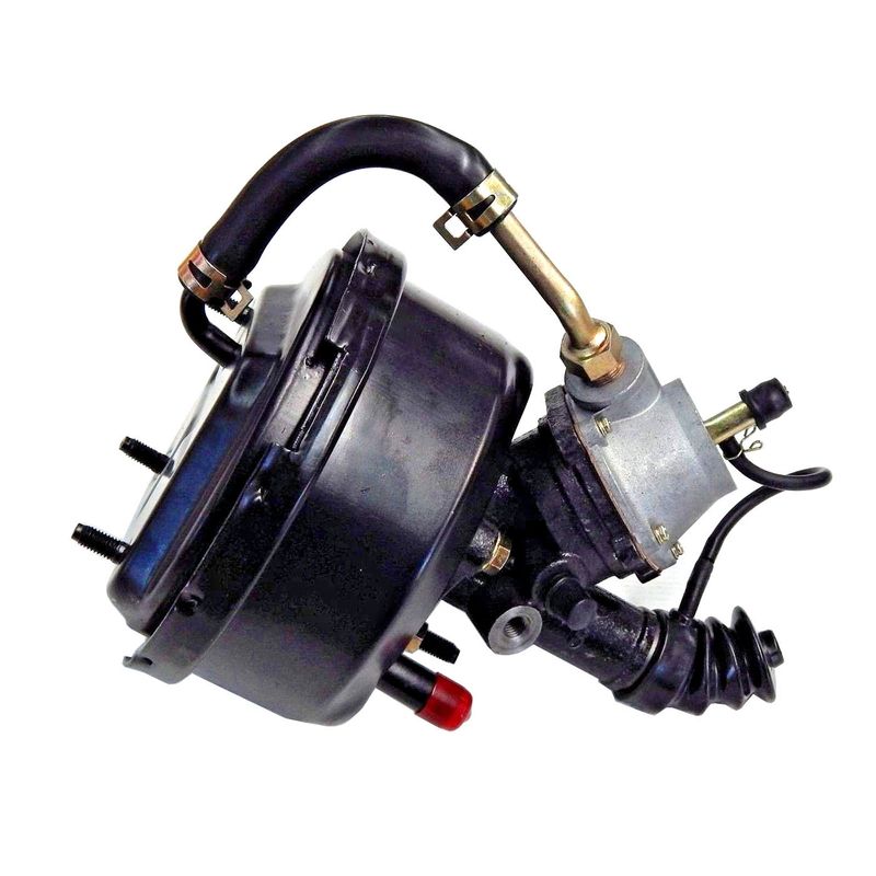 Universal Multi Fit Vacuum Brake Booster Master Cylinder Left Side Mount