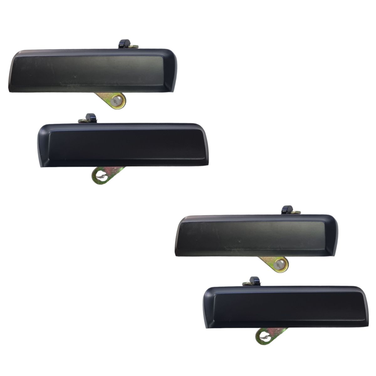 Black Front & Rear Outer Door Handles 4pce for FORD FALCON FAIRMONT XD-XG FAIRLANE ZJ-ZL LTD FC-FE CORTINA TE-TF
