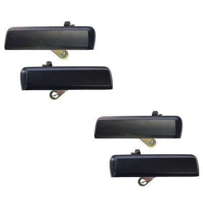 Black Front & Rear Outer Door Handles 4pce for FORD FALCON FAIRMONT XD-XG FAIRLANE ZJ-ZL LTD FC-FE CORTINA TE-TF