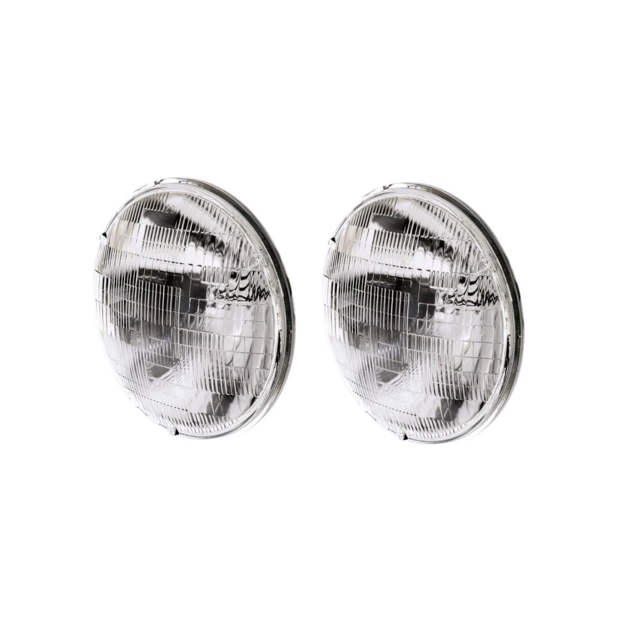 Sealed Beam 7" 178mm Diameter Round High/Low Beam 3 Pin Incandescent 12 Volt 50/75W PAIR - WITH PARKING LAMP APERTURE