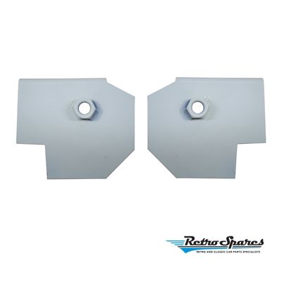 LEFT & RIGHT BUMPER BAR NUT RUST PANELS PAIR FOR FORD XW-XY