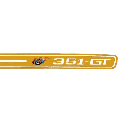FORD XY FALCON 351-GT GOLD STRIPE DECAL KIT
