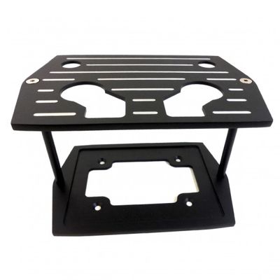 Optima Battery Tray Black Ball Milled Aluminium Finish Suit Optima 34/78 Series Red, Blue, Yellow Top