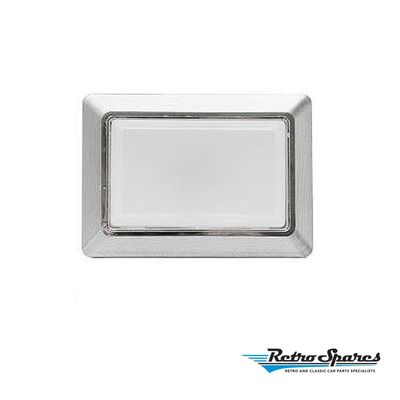 Holden HT-WB/LH-UC/VH-VL Interior Dome Lamp Lens Body Chrome
