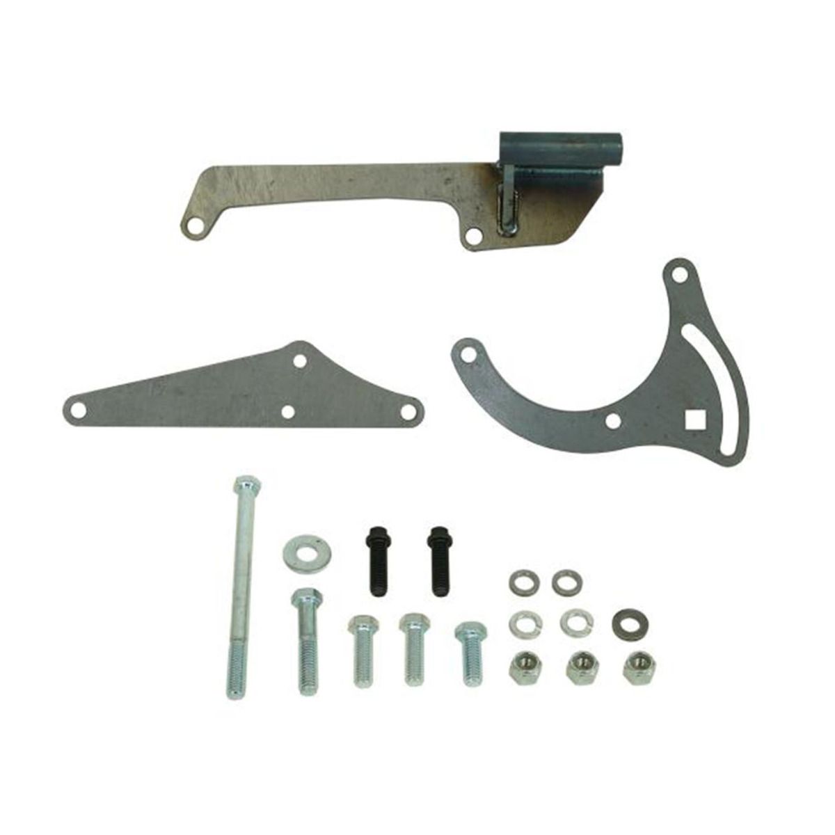 VINTAGE AIR  Steel-eez Small Block Chevrolet Compressor Only Bracket Kit  Short Pump with Headers (Passenger Side)