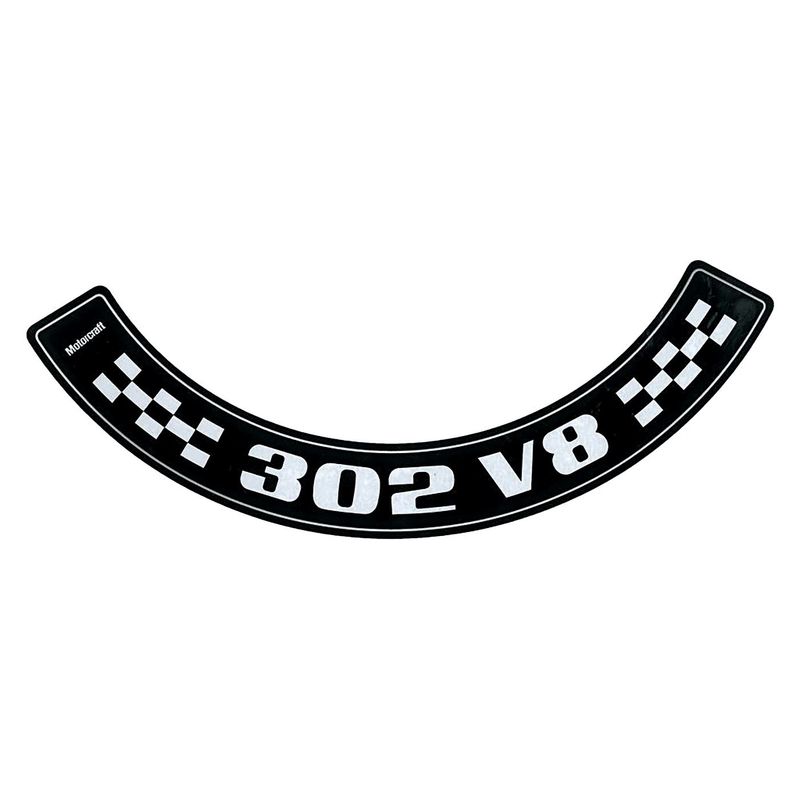 FORD XA XB ZF ZG 302 V8 LARGE AIR CLEANER DECAL