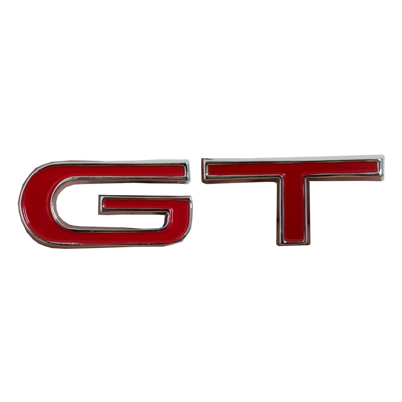 FORD XT LARGE RED G & T LETTERS PILLAR/BOOT/BONNET BADGE