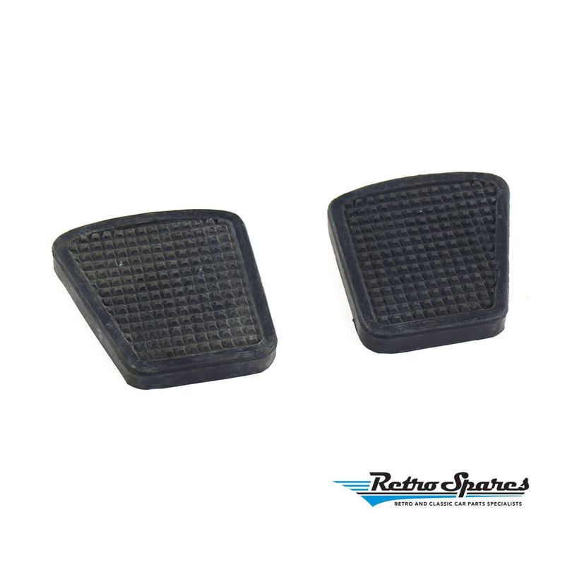 Brake & Clutch Pedal Pad Rubbers pair for FORD ZEPHYR MK3 MKIII