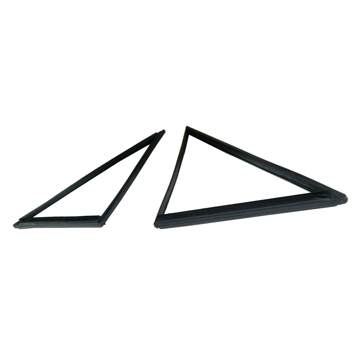 FORD CORTINA LOTUS GT 2 DOOR MK1 MKI FRONT FIXED VENT 1/4 QUARTER WINDOW RUBBER SEALS