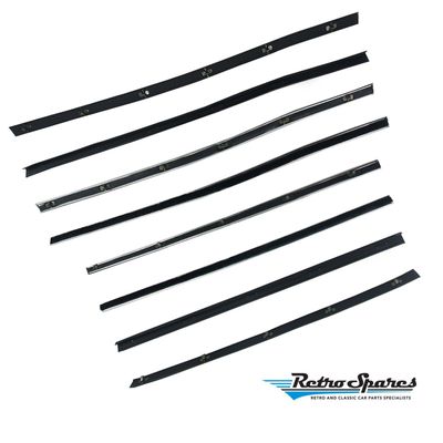 FORD XR XY SEDAN FRONT & REAR INNER & OUTER WEATHERSTRIPS DOOR BELTS SET