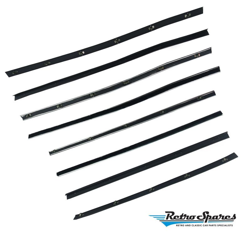 FORD XR XY SEDAN FRONT & REAR INNER & OUTER WEATHERSTRIPS DOOR BELTS SET