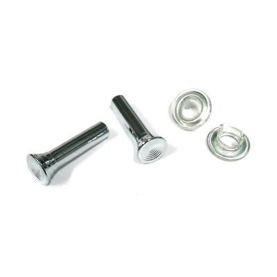 HOLDEN HK HT HG HQ HJ HX HZ WB LC LH LX UC CHROME 2 DOOR LOCK KNOB KIT WITH FERRULES