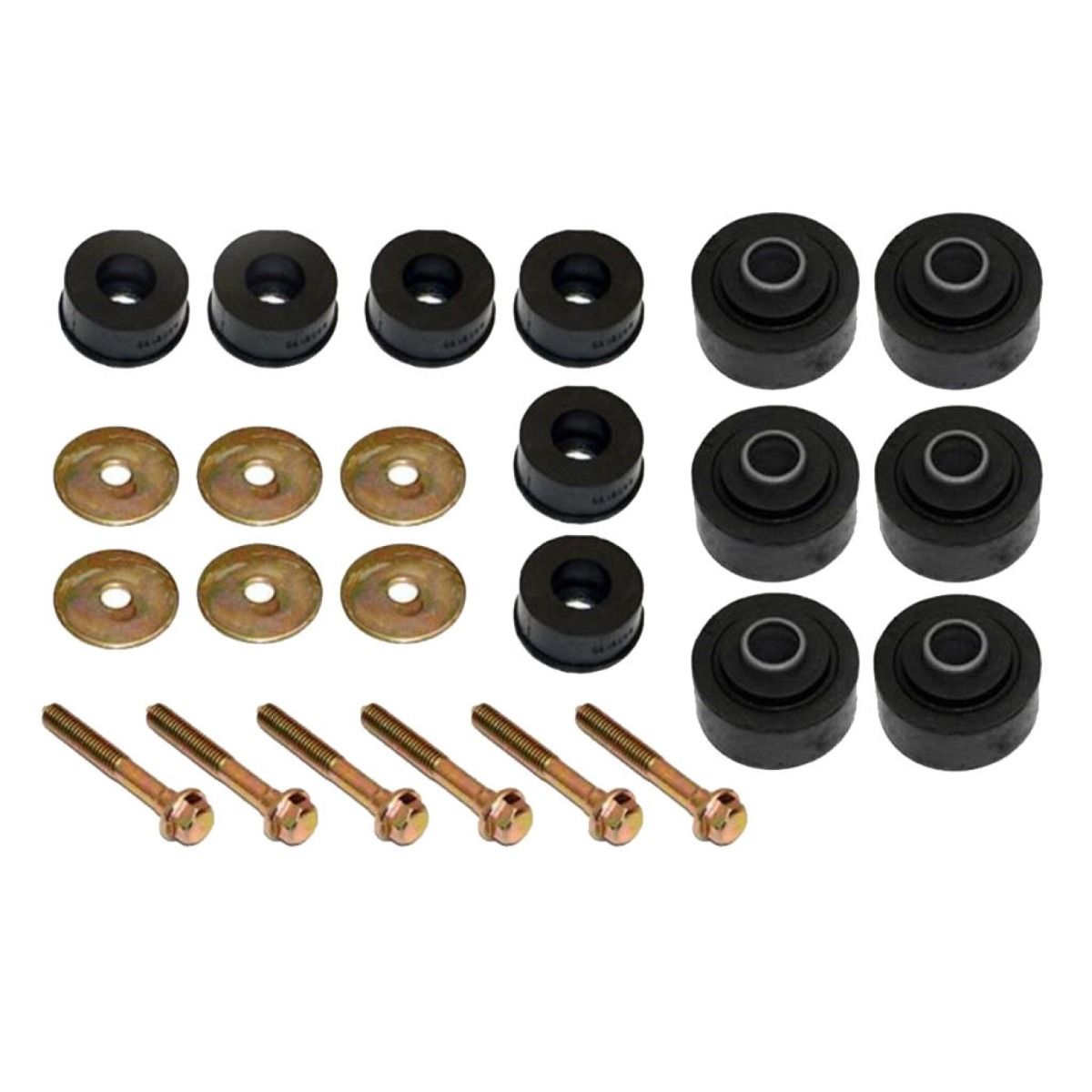 Body Mounting Rubbers Kit Includes Bolts for Holden HQ HJ HX HZ WB 1 Tonner