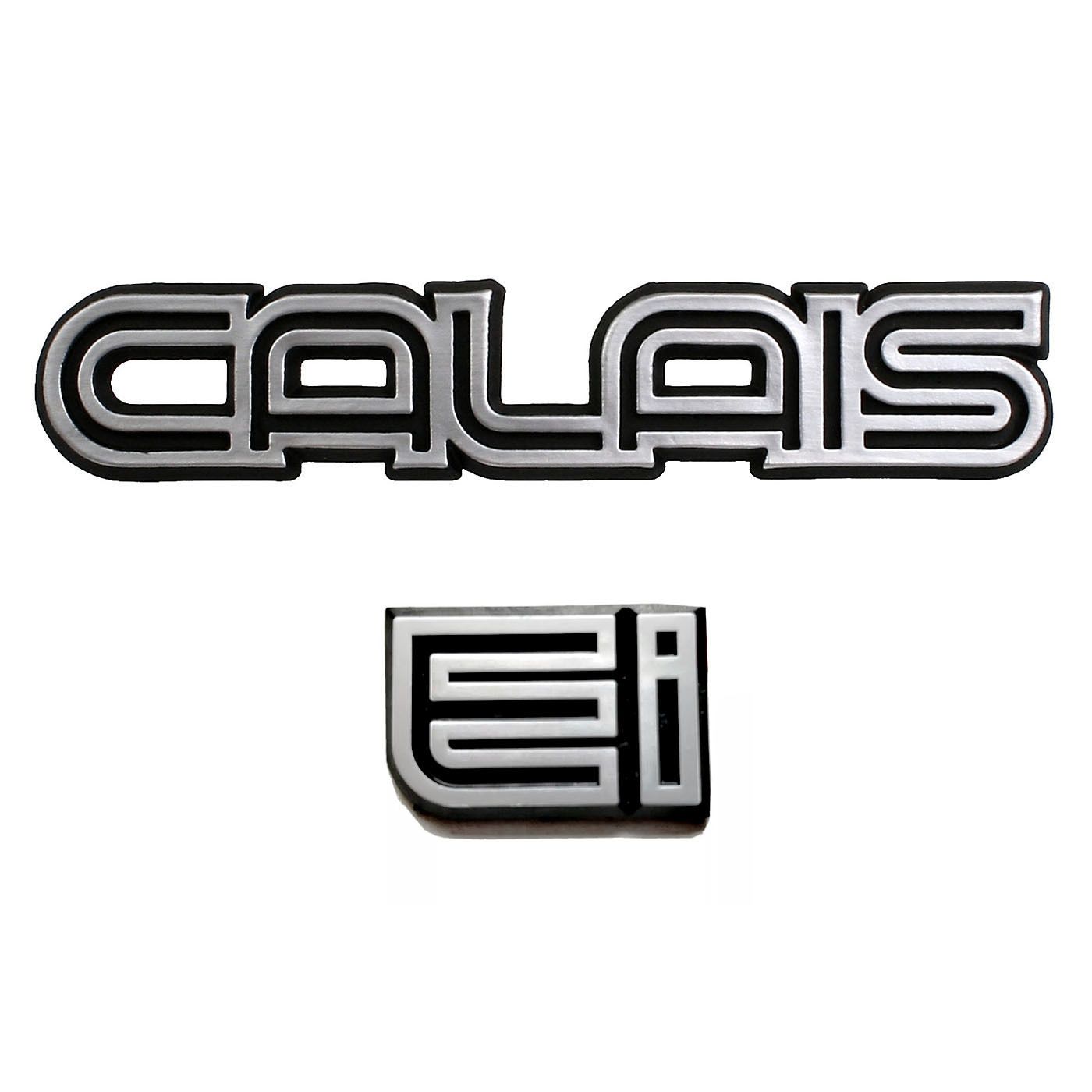 HOLDEN VK CALAIS - CALAIS & EI BOOT STRIP BADGE SET 2PC