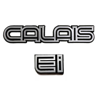 HOLDEN VK CALAIS - CALAIS & EI BOOT STRIP BADGE SET 2PC