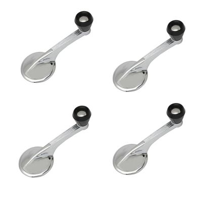 HOLDEN FE-FC FB-EK EJ-EH HD-HR WINDOW WINDER HANDLES WITH BLACK KNOB (4 PACK)