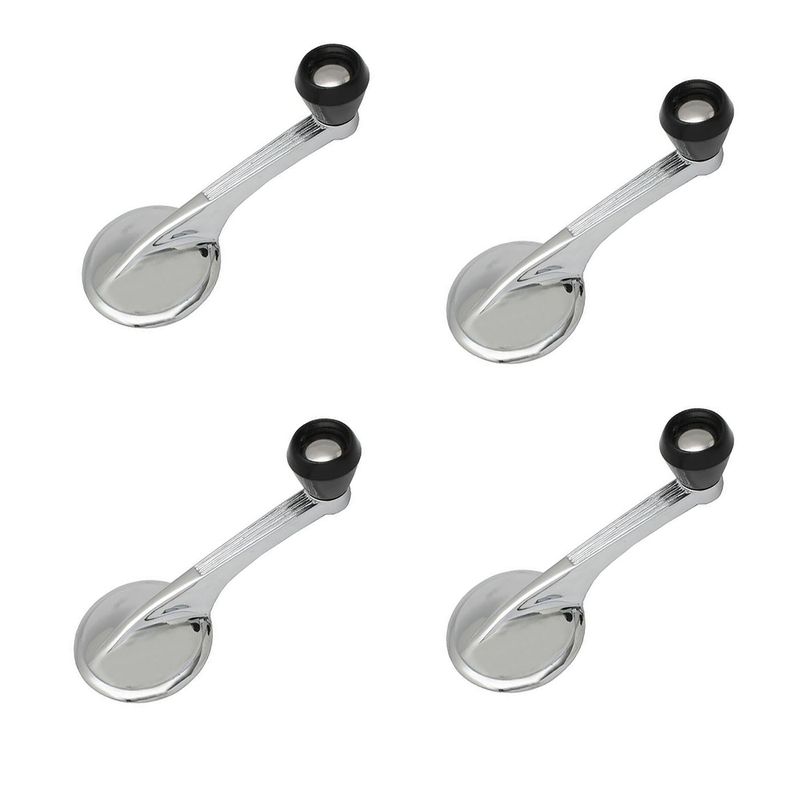 HOLDEN FE-FC FB-EK EJ-EH HD-HR WINDOW WINDER HANDLES WITH BLACK KNOB (4 PACK)