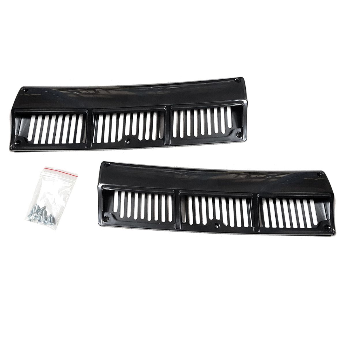 Black Cowl Vent Scoops For DATSUN 1200