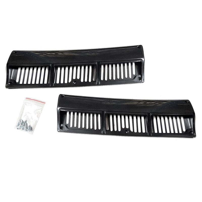 Black Cowl Vent Scoops For DATSUN 1200