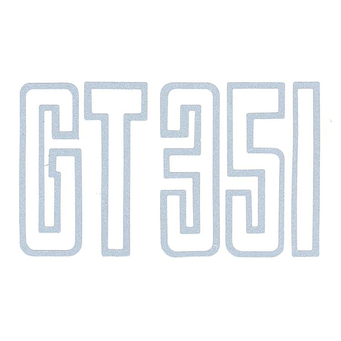 FORD XB GT 351 SILVER BOOT DECAL