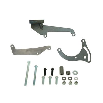 VINTAGE AIR STEEL-EEZ SMALL BLOCK CHEVROLET COMPRESSOR ONLY BRACKET KIT - LONG PUMP WITH HEADERS (LEFT HAND SIDE)