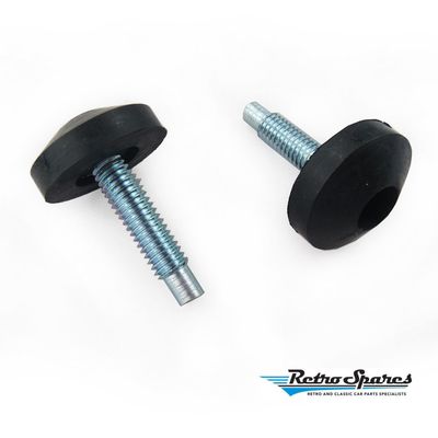 FORD XW-XY GT/FAIRMONT SEDAN BONNET BUMP ADJUST RUBBER (PAIR)