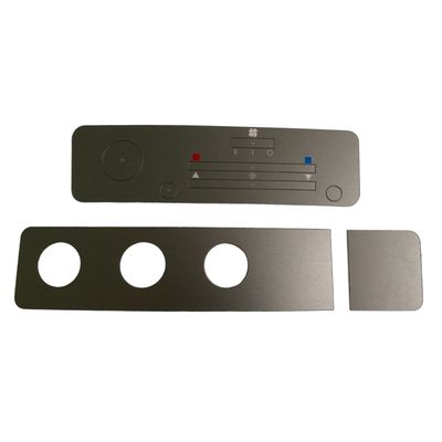 Lower Dash Radio + Heater Control Surround Decal Kit Silver For HOLDEN TORANA LH LX