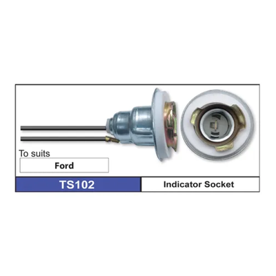 Lamp Socket Single Contact for FORD