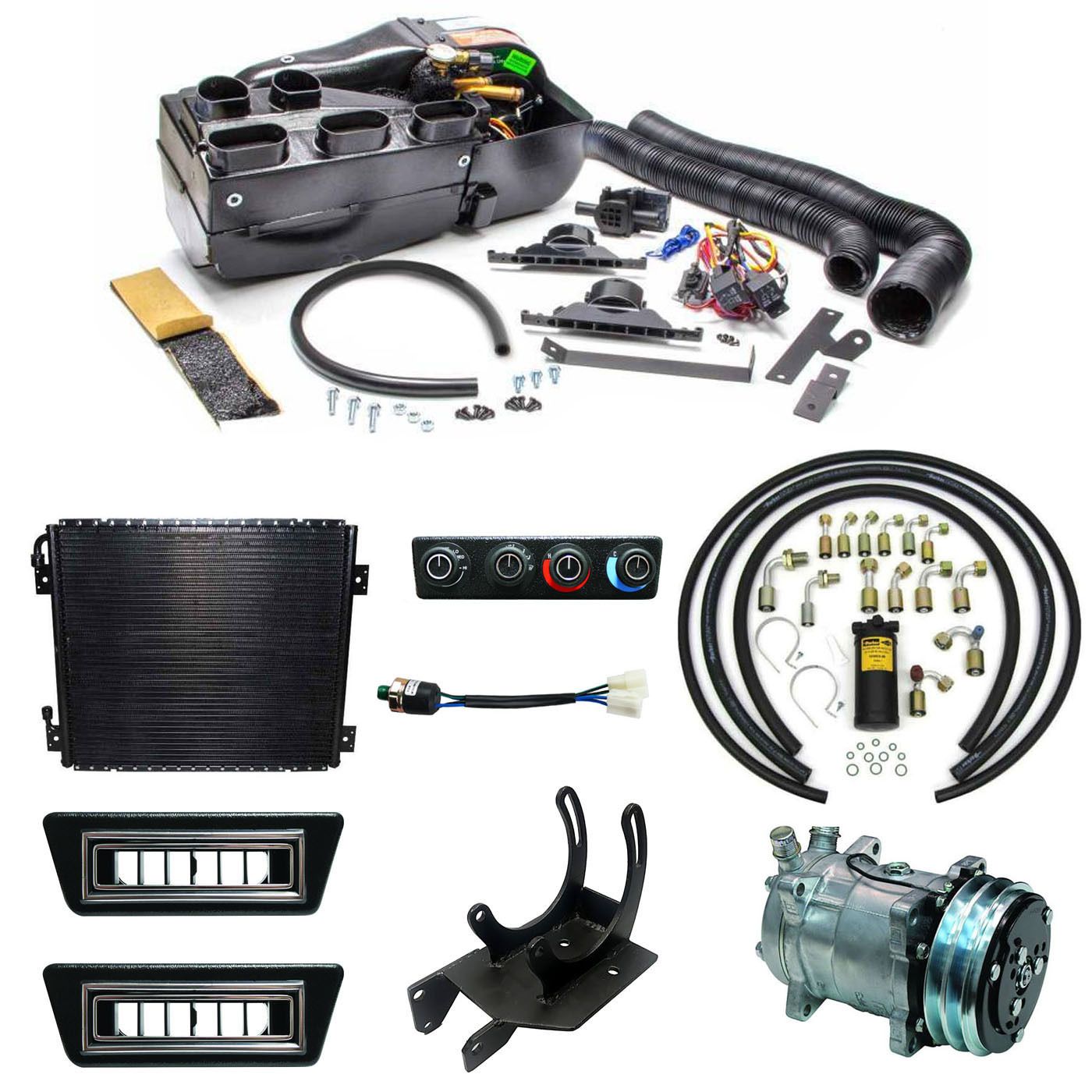 FORD FALCON (XK XL XM XP) VINTAGE AIR HEAT/COOL/DEFROST COMPLETE A/C SYSTEM
