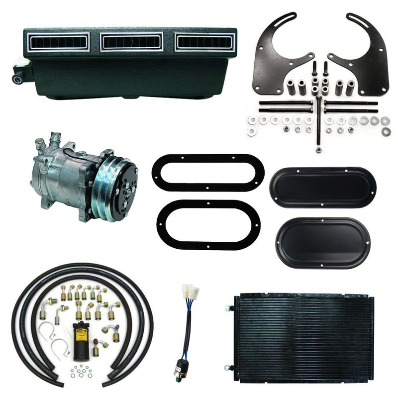 HOLDEN HK-HT-HG VINTAGE AIR MINI SLIMLINE UNDER DASH A/C SYSTEM - COOL ONLY COMPLETE
