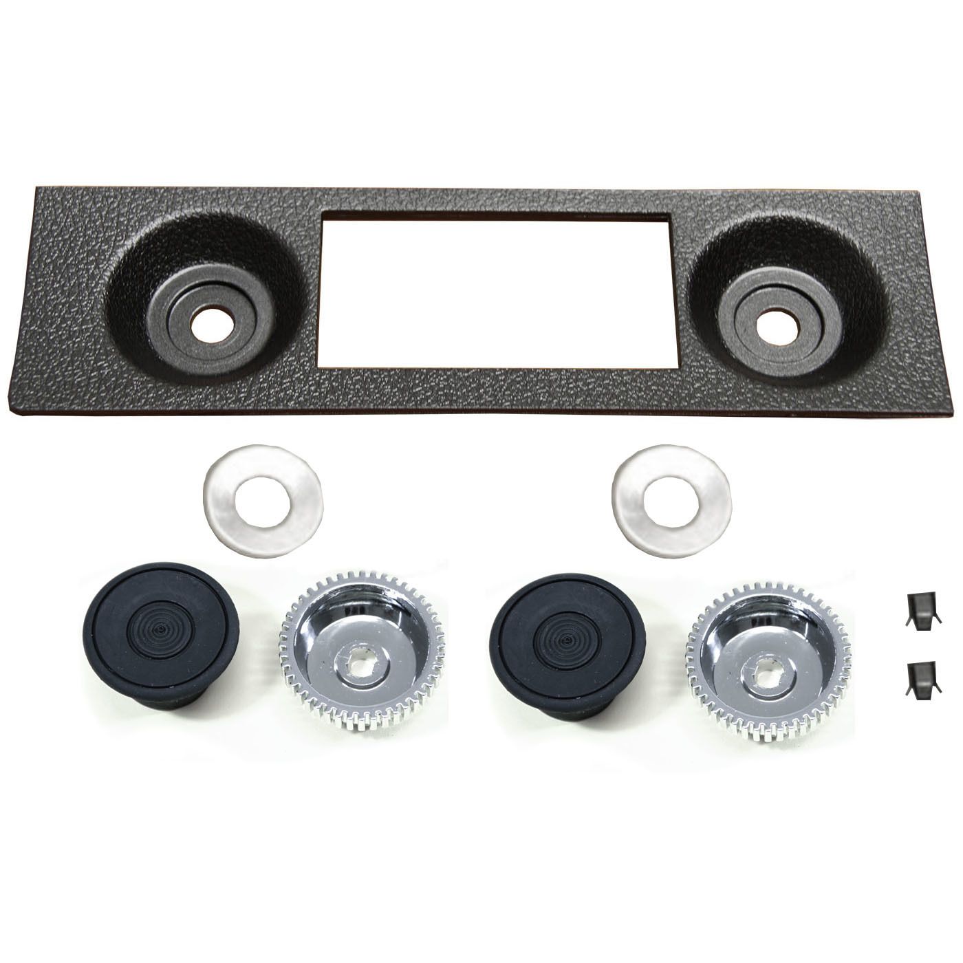 FORD XW-XY ARGENT SILVER RADIO FACIA KIT