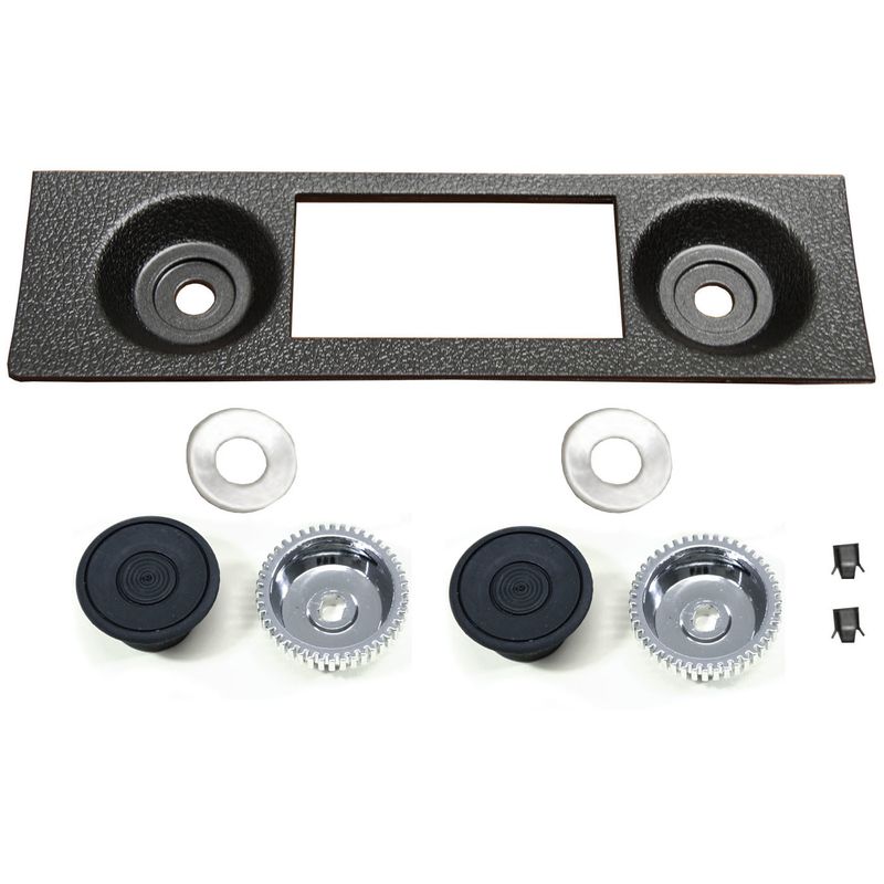 FORD XW-XY ARGENT SILVER RADIO FACIA KIT
