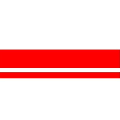 FORD XT FALCON GT RED REFLECTIVE STRIPE DECAL KIT