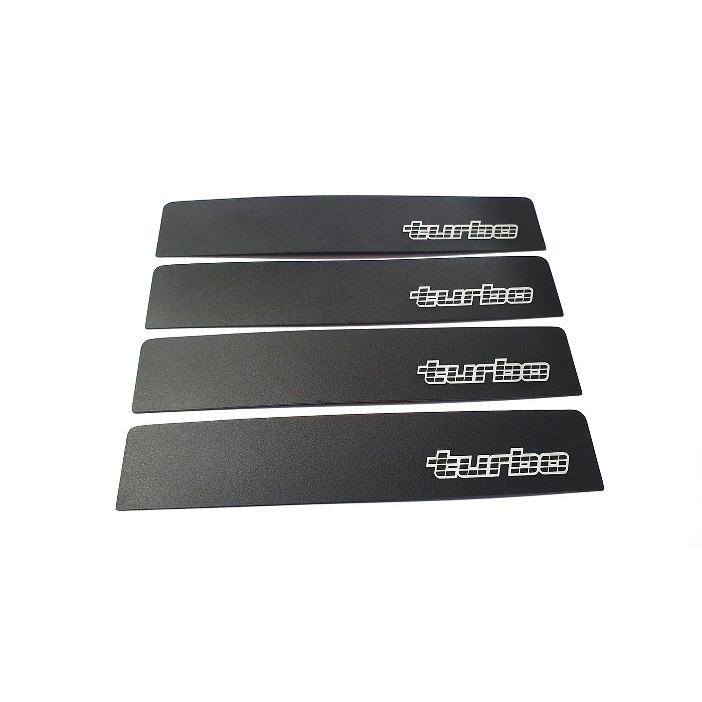 “TURBO” Logo Door Handle Insert Kit for HOLDEN VL 4pc