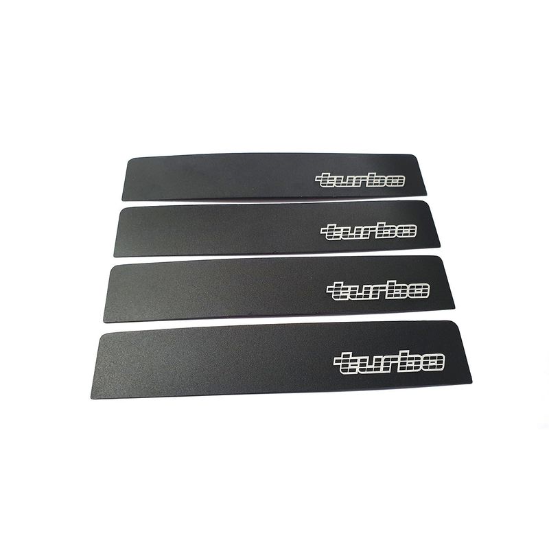 “TURBO” Logo Door Handle Insert Kit for HOLDEN VL 4pc