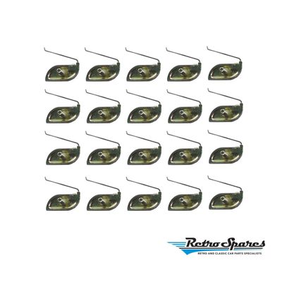 HOLDEN EH LARGE SPRING TAIL METAL CLIPS 15-32 MM X20