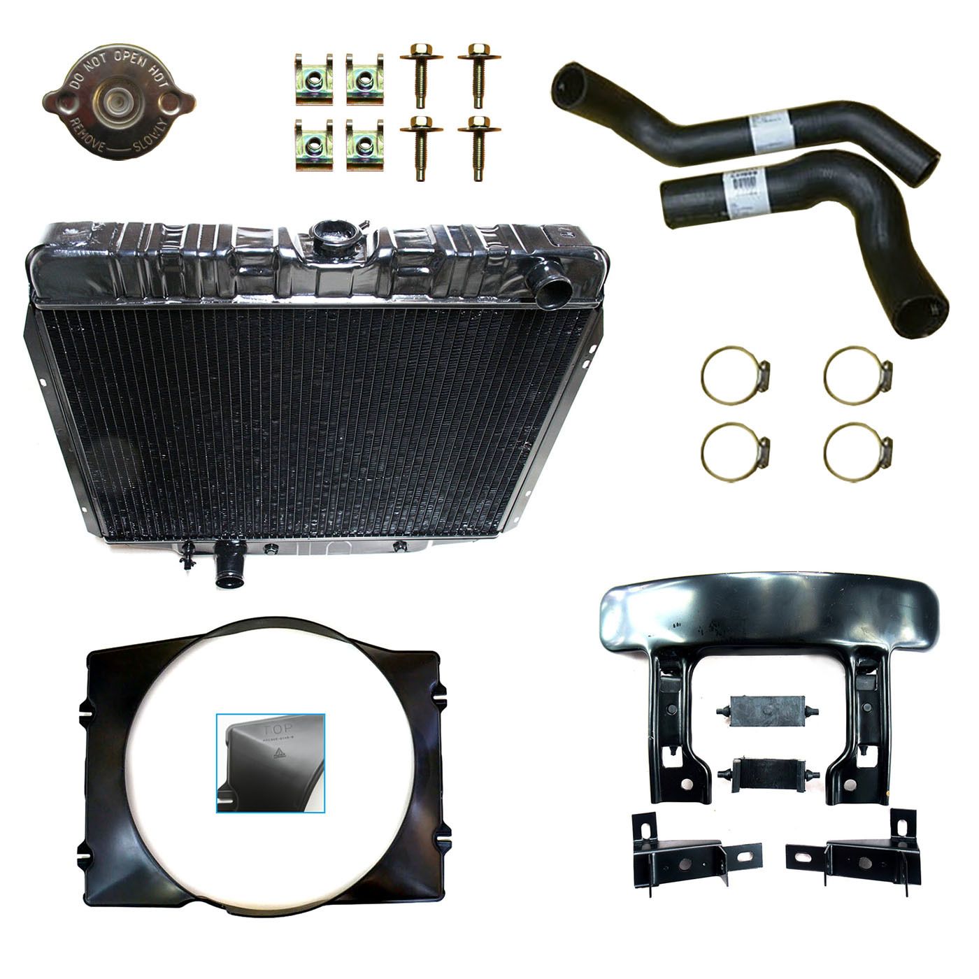 FORD XW XY GT 351 CLEVELAND RADIATOR KIT