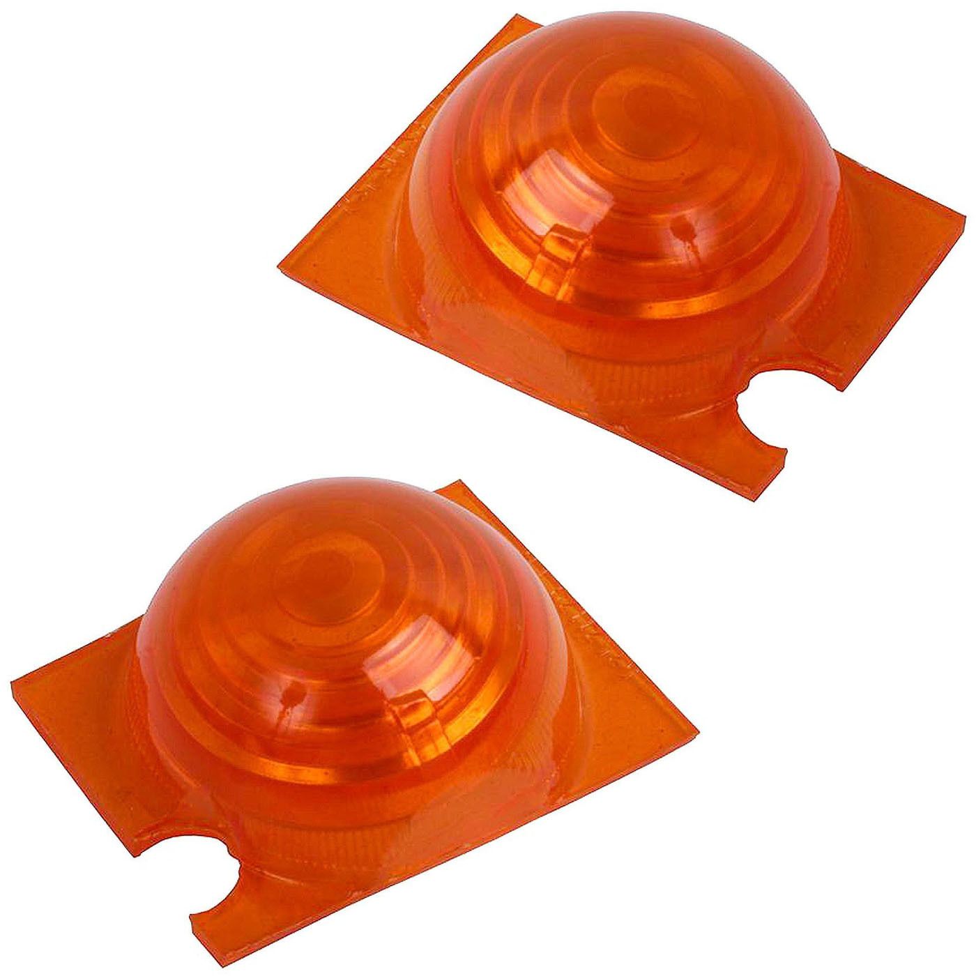 FORD XY FRONT INNER AMBER INDICATOR LENS KIT PAIR