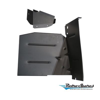 FORD XA-XC LEFT TORQUE BOX INC END CAP RUST PANEL