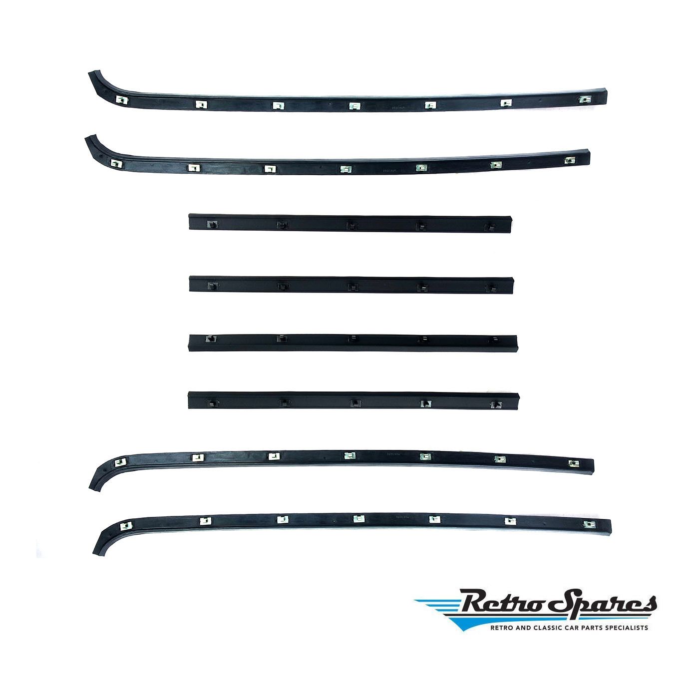 HOLDEN HK-HG SEDAN RIGHT & LEFT INNER & OUTER FRONT & REAR DOOR BELTS SET *NEW*