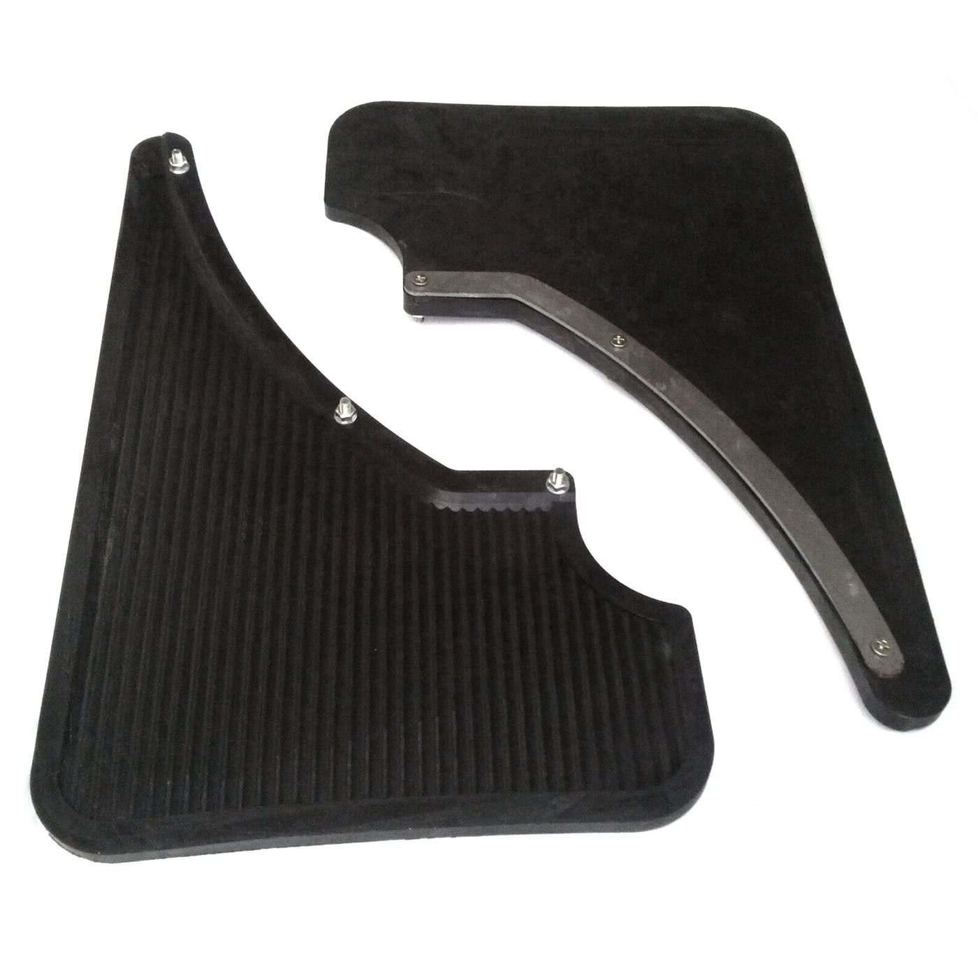 HOLDEN UTE VAN MONARO HQ HJ HX HZ WB COMPLETE PAIR REAR MUD FLAPS WITH BRACKETS & SCREWS