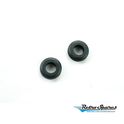 HOLDEN 48-FJ HEADLIGHT BUCKET WIRING GROMMETS – PAIR *NEW*