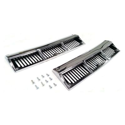 BONNET COWL SCOOP VENTS CHROME FOR DATSUN NISSAN SUNNY B110 GX 1200 WAGON UTE COUPE