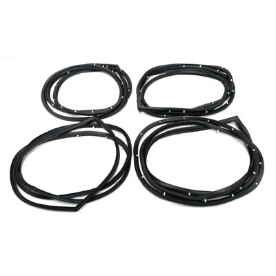 4 Door Frame Rubber Seals with Moulded Corners for NISSAN CEDRIC 240C 260C SEDAN