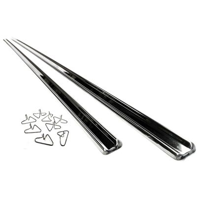 SILL MOULDS PAIR WITH CLIPS FOR DATSUN 1600
