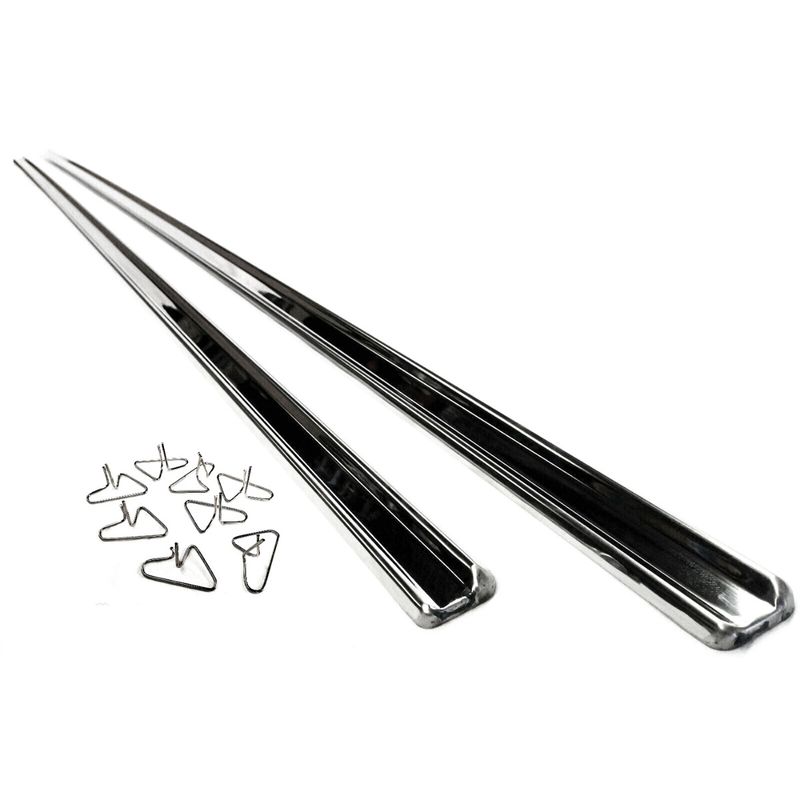 SILL MOULDS PAIR WITH CLIPS FOR DATSUN 1600