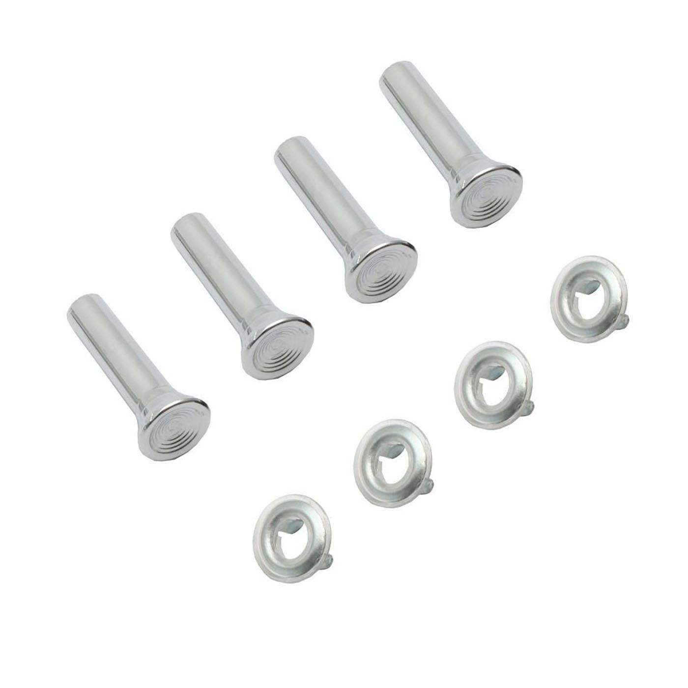 HOLDEN HK HT HG HQ HJ HX HZ WB LC LH LX UC CHROME DOOR LOCK KNOB KIT WITH FERRULES