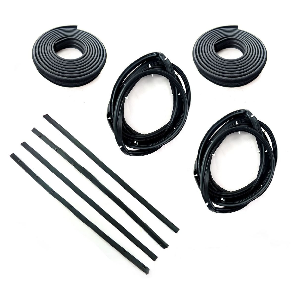 HOLDEN HQ-HJ-HX-HZ-WB UTE FRONT DOOR SEALS, BELTS & BAILEY CHANNELS SET